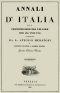 [Gutenberg 52377] • Annali d'Italia, vol. 5 / dal principio dell'era volgare sino all'anno 1750